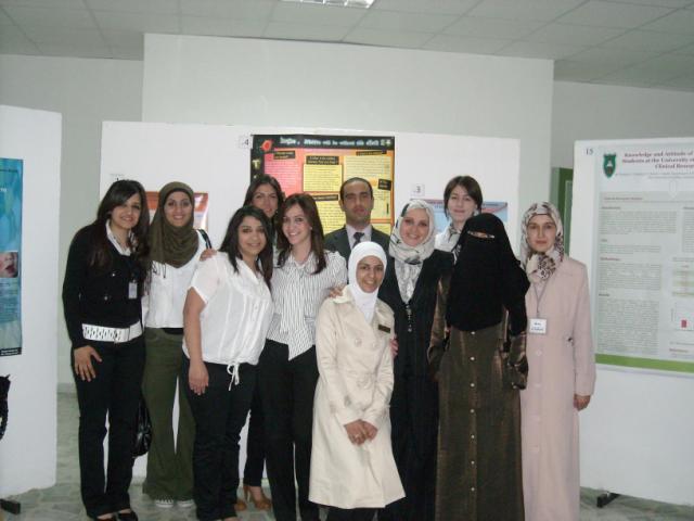 Seminar students with Dr. Areej Assaf